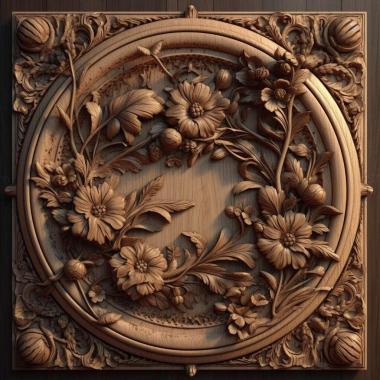 Patterns and decorations stl decorated 2 3d model